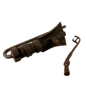 CADENAS DE TEMPLE Ancien Fer Forgé NEPAL 18-19 ème EUR 90,00 - FR